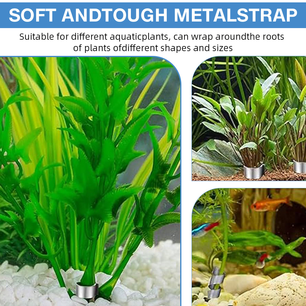 Qpets 16Pcs Lead Weights for Fish Tank 110mmx10mm Densed Lead Strip Weight Flexible Bendable Lead weight for Anchoring Aquariums Plants or Decroation Qpets 16Pcs Lead Weights for Fish Tank 110mmx10mm Densed Lead Strip Weight Flexible Bendable Lead weight for Anchoring Aquariums Plants or Decroation